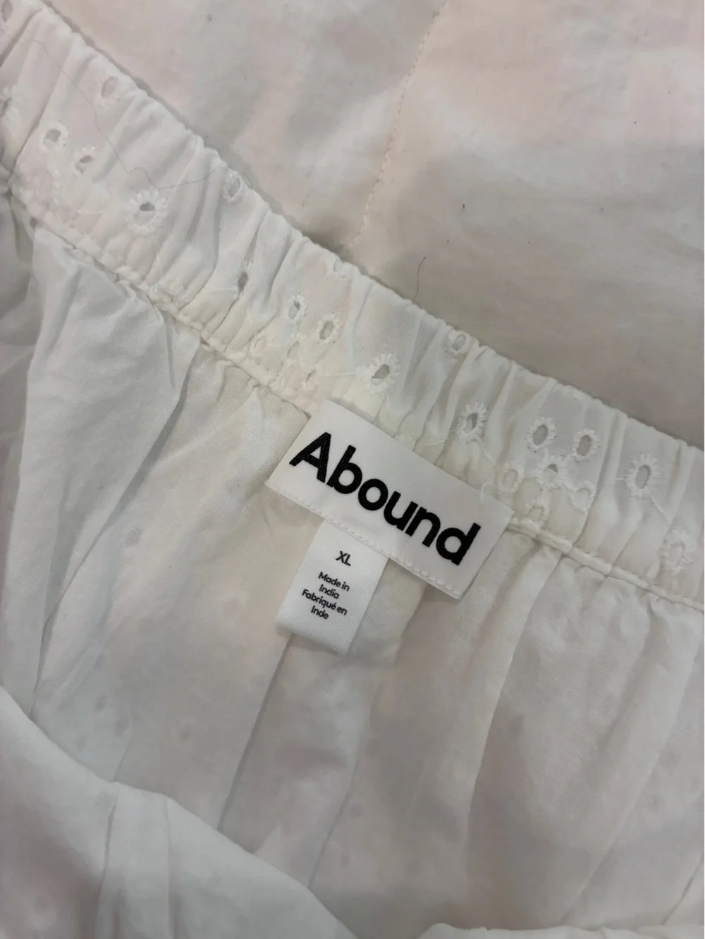 Abound‎ White Eyelet Mini Skirt